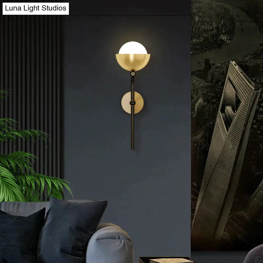 Modern Simple Room Corridor Living Copper Wall Lamp Lamps