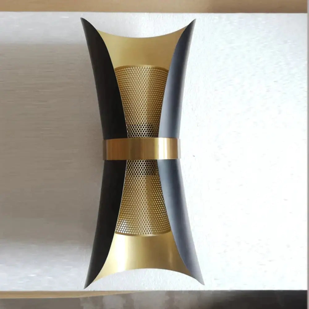 Modern Simple Wall Lamp Lights Scone for Bedroom Bathroom Black Gold Black and gold Wall Light