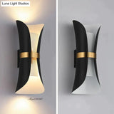 Modern Simple Wall Lamp Lights Scone for Bedroom Bathroom Black Gold Wall Light