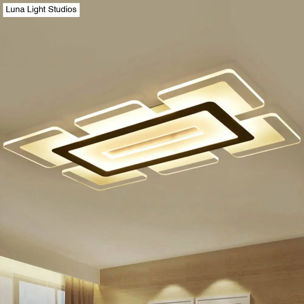 Modern Style Acrylic Led Flush Ceiling Light - Clear!

This Revised Title Maintains The Important