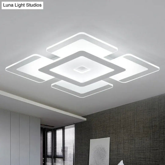 Modern Style Acrylic Led Flush Ceiling Light - Clear!

This Revised Title Maintains The Important
