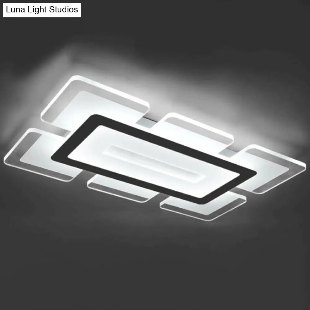 Modern Style Acrylic Led Flush Ceiling Light - Clear!

This Revised Title Maintains The Important