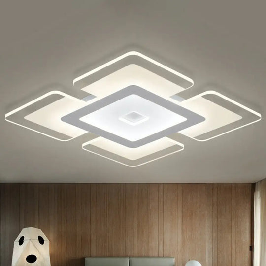 Modern Style Acrylic Led Flush Ceiling Light - Clear!’ This Revised Title Maintains The Important