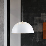 Modern Style Domed Metal Pendant Lamp - 14’/16’/20.5’ Width 1 Bulb Dining Table Hanging