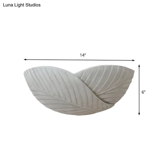 Modern Style Grey Cement Bowl/Cylinder Shade Wall Light - 1-Light Bathroom Fixture