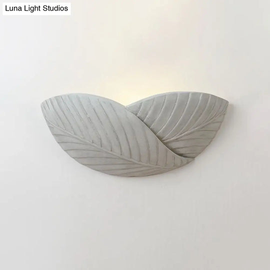 Modern Style Grey Cement Bowl/Cylinder Shade Wall Light - 1-Light Bathroom Fixture