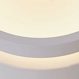 Modern Triangular Flush Led Ceiling Light With Warm/White Acrylic Lighting