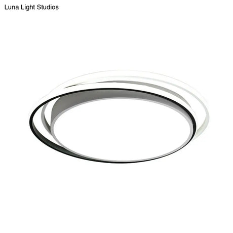 Modern Ultrathin Led Flush Mount Acrylic Round Ceiling Light For Living Room