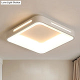 Modern White/Warm Led Flush Mount Ceiling Light In 3 Sizes