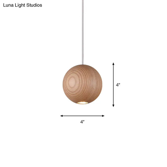 Modern Wooden Led Cluster Pendant Light - 1/7/10/16-Head Ceiling Fixture Kit For Living Room