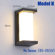 Moderne Outdoor Wandlamp Waterdichte Ip65 Motion Sensor Led Verlichting 18W 30W Veranda Lichten