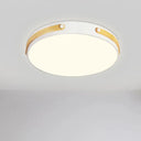 Modernist Acrylic Led Ceiling Lamp Warm/White Light 16’/21.5’ Wide Brown / 16’ Warm