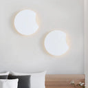 Modernist Acrylic Led Wall Mount Light Fixture In Warm/White 8.5/12 W White / 8.5