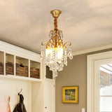 Modernist Crystal Chandelier Pendant Light With 3/6 Heads In Black/Gold - Perfect For Bedroom 3 /