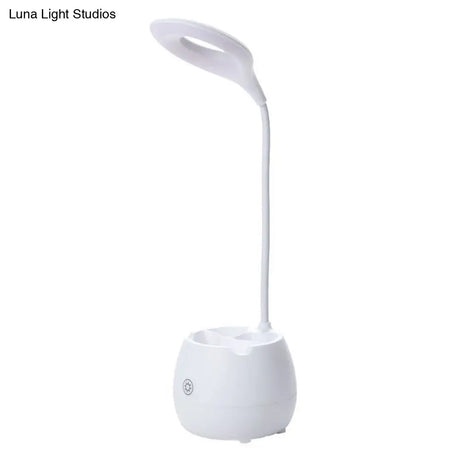 Multicolor Led Desk Lamp With Usb Charging Touch Sensor & Flexible Arm - Ideal For Students And