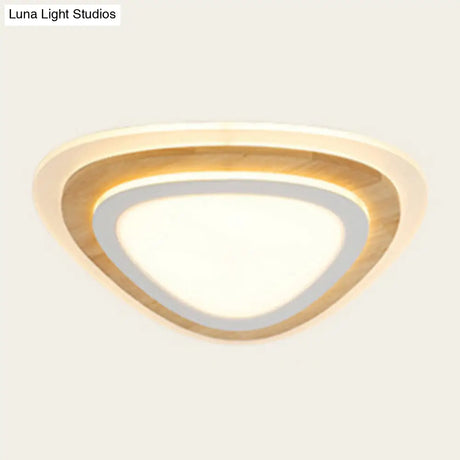 Nautical Acrylic Led Flush Mount Ceiling Light For Kids Room