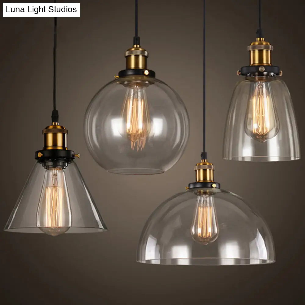 Nautical Glass Pendulum Pendant Light For Dining Room Suspension