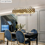 Neva 2 - Designer Alloy and Crystal LED Chandelier For Dinning Room Living room Chandelier