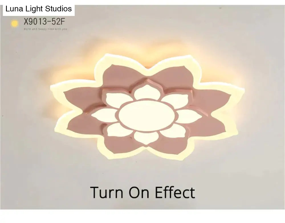 New Arrival Led Ceiling Lights Lamp With Remote Control And Flower Designer For Child Bedroom Study
