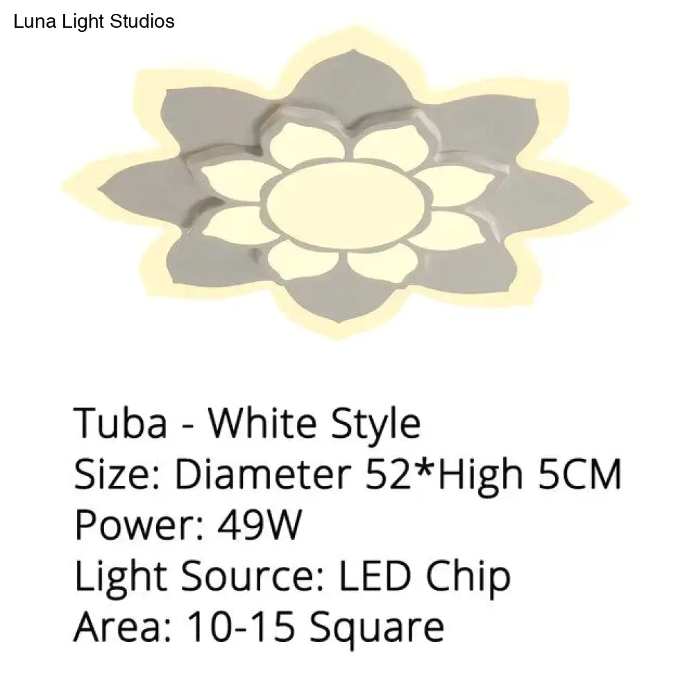 New Arrival Led Ceiling Lights Lamp With Remote Control And Flower Designer For Child Bedroom Study