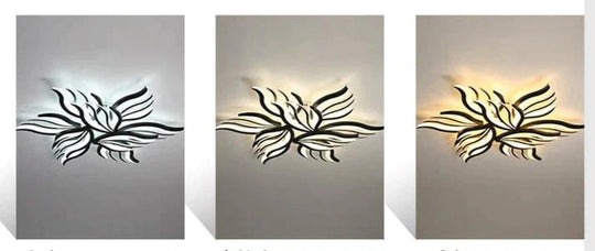 Nouveau plafonnier moderne simple lampe de salon en acrylique