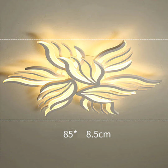 Nouveau plafonnier moderne simple lampe de salon en acrylique