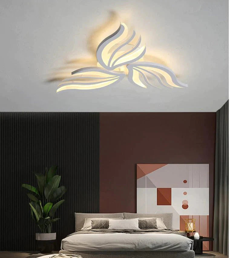 Nouveau plafonnier moderne simple lampe de salon en acrylique