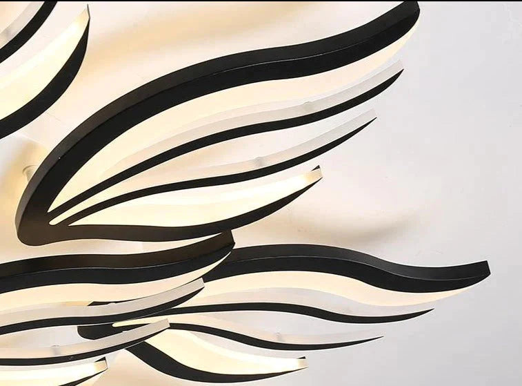 Nouveau plafonnier moderne simple lampe de salon en acrylique