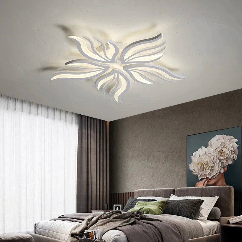 Nouveau plafonnier moderne simple lampe de salon en acrylique