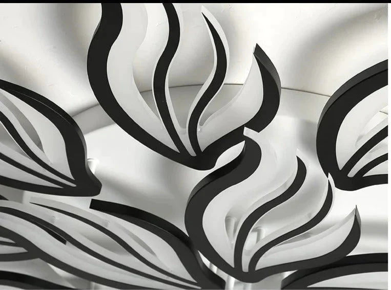 Nouveau plafonnier moderne simple lampe de salon en acrylique