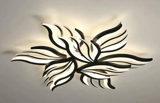 Nouveau plafonnier moderne simple lampe de salon en acrylique