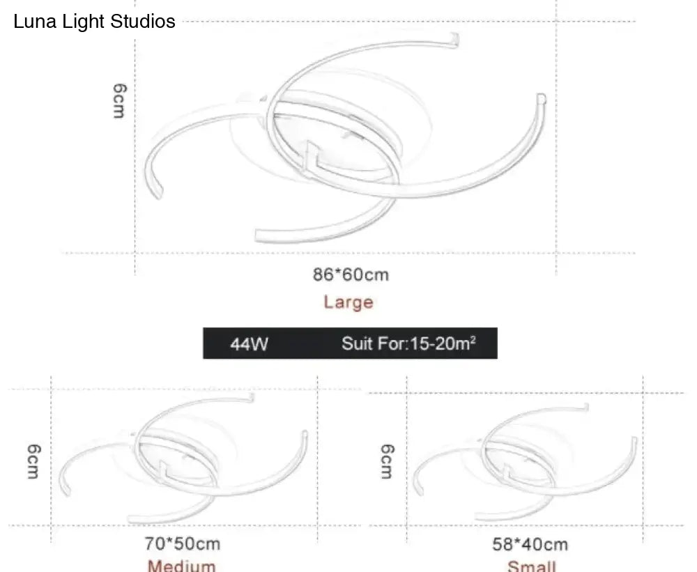 New Dimming Ceiling Lights For Living Study Room Bedroom Home Dec Plafond Iron Shape Modern Led Lamp