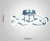 New Light Luxury Bedroom Lamp Room Ceiling Lamp Blue 50cm white light Ceiling