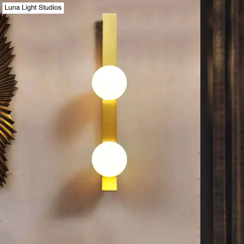 New Nordic Luxury Ball Copper Wall Lamp Lamps