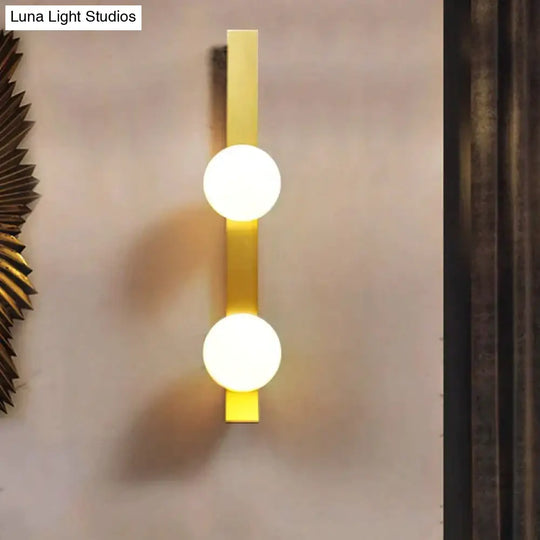 New Nordic Luxury Ball Copper Wall Lamp Lamps