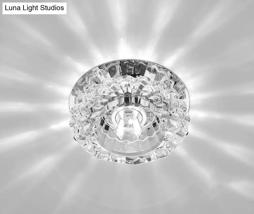 Nia - Flush Mount Small Led Ceiling Light For Art Gallery Decoration Front Balcony Lamp Porch Light