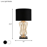 Noémie - Gold Finish Hourglass Night Light Table Lamp