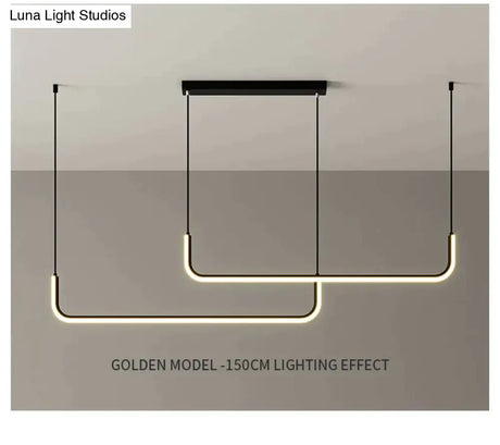 Nora - Linear Led Ceiling Chandelier