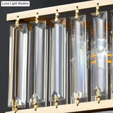 Nordic All-Copper Crystal Bedroom Study Room Lamp Ceiling