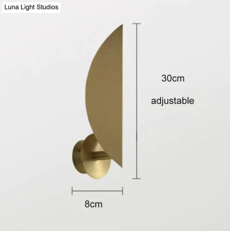 Nordic Bedroom Adjustable Copper Wall Lamp G9 / Without Light Source Lamps