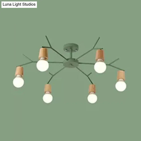 Nordic Branch Chandelier - Stylish Metal Pendant Light For Living Room