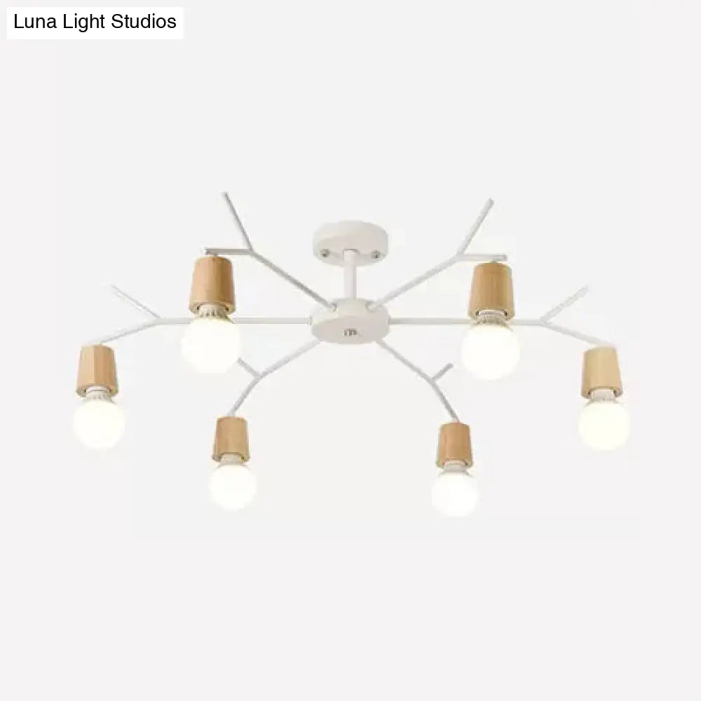 Nordic Branch Chandelier - Stylish Metal Pendant Light For Living Room