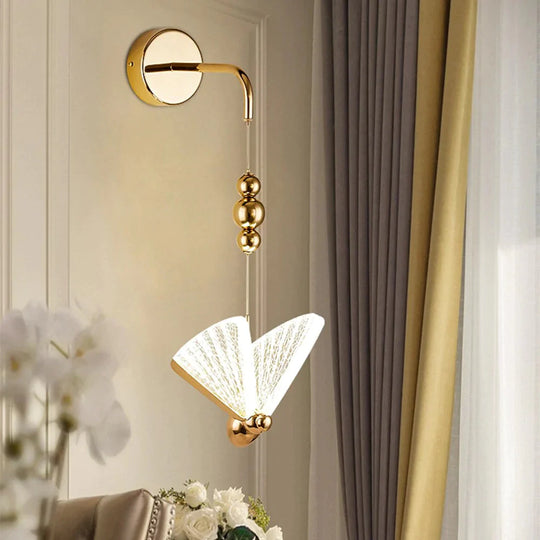 Applique Murale Led Papillon Nordique pour Chambre