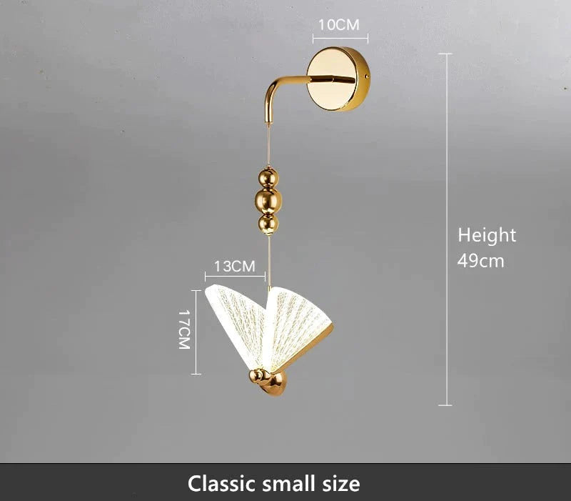Applique Murale Led Papillon Nordique pour Chambre
