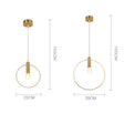 Nordic Circular Ring Pendant Lights Modern Handlamp For Restaurant Living Room Bar E14 Led