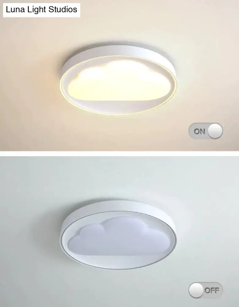 Nordic Cloud Iron Simple Led Ceiling Lamp