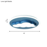 Nordic Cloud Metal Ceiling Lamp - Flush Mount For Child’s Bedroom