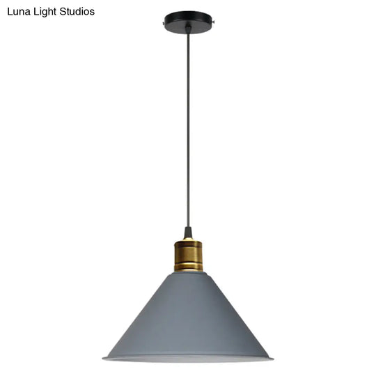 Nordic Conical Pendant Lamp - Stylish Metal Restaurant Down Lighting