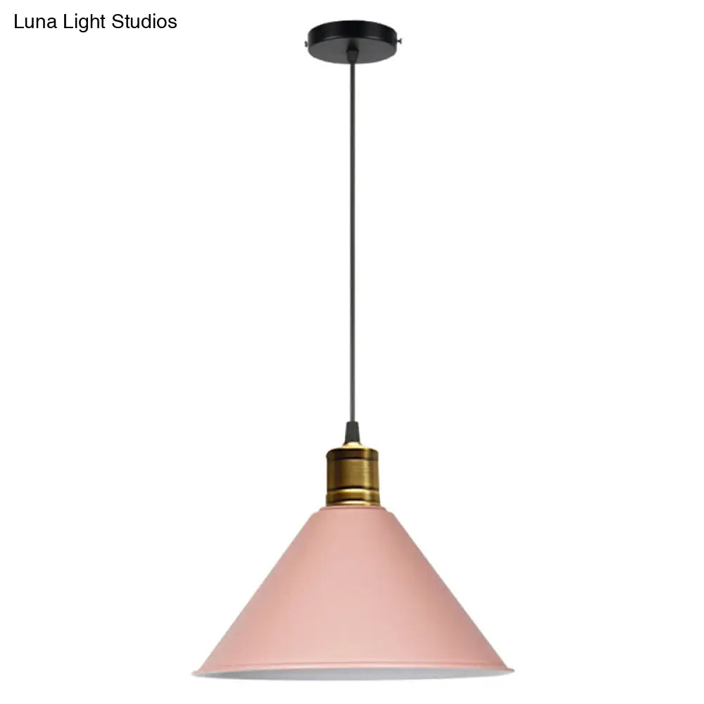 Nordic Conical Pendant Lamp - Stylish Metal Restaurant Down Lighting