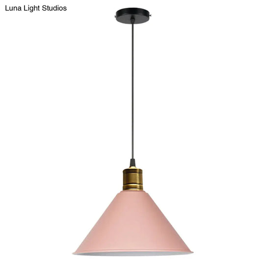 Nordic Conical Pendant Lamp - Stylish Metal Restaurant Down Lighting